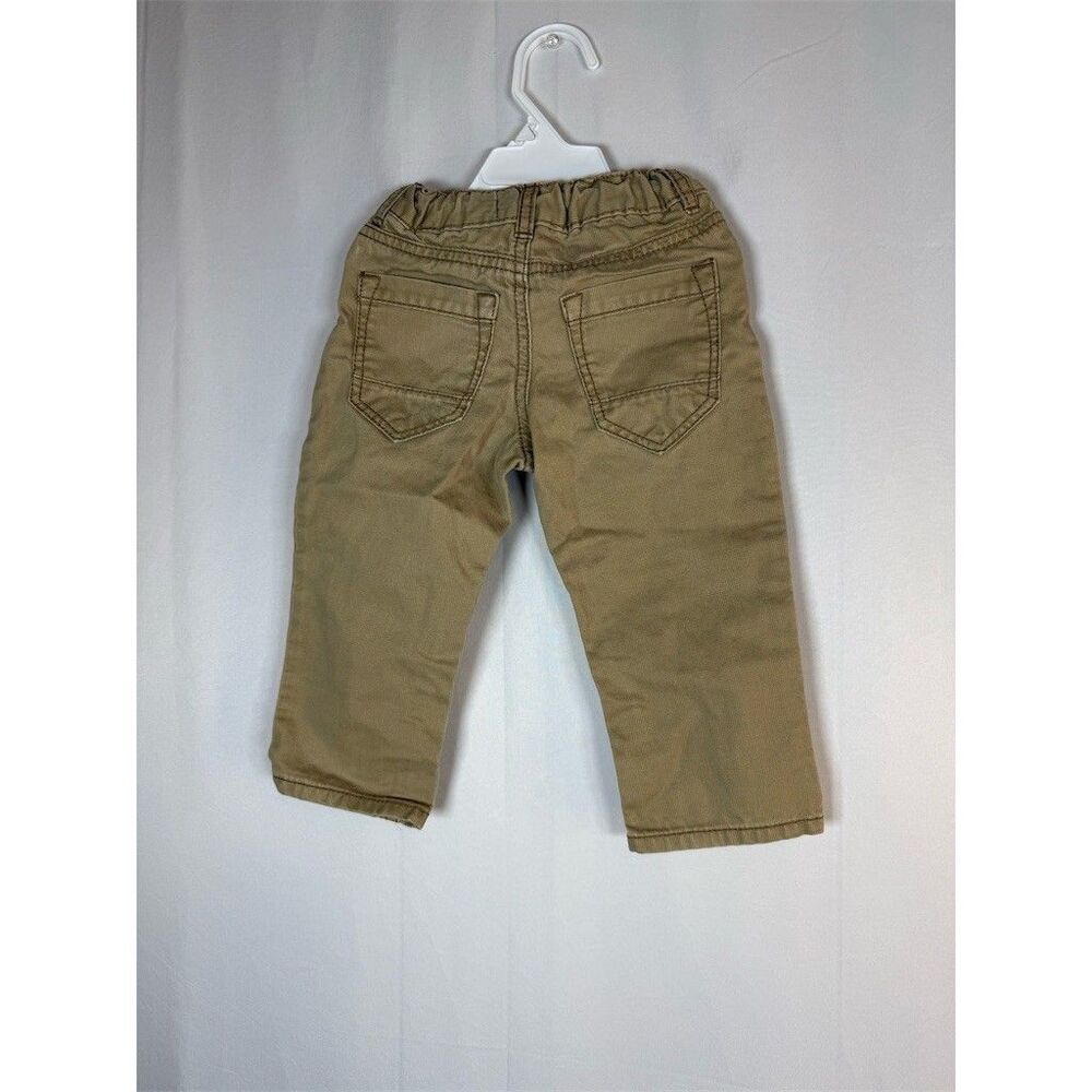 OshKosh B'gosh Toddler Unisex Jeans Tan Slim Straight 5-Pocket Elastic Waist - Picture 8 of 15